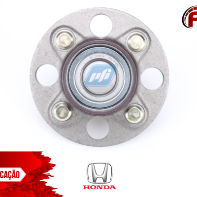 Cubo De Roda Traseiro C/ ABS Honda City 2009-2013