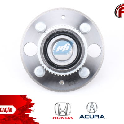 Cubo De Roda Traseiro C/ E Sem ABS Honda Civic 1.5 1991-2000