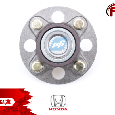 Cubo De Roda Traseiro C/ ABS Honda Fit Aria 2002-2007