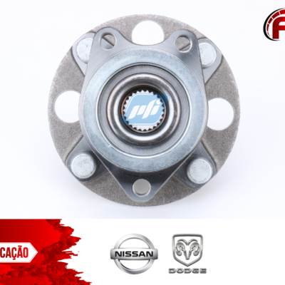 Cubo De Roda Dianteiro C/ ABS Nissan Versa C11 2006-2012